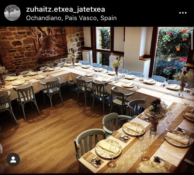 Restaurantes en Otxandio provincia de Bizkaia